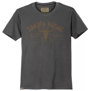 T-shirt Redfield Dakota Racing noir délavé 
