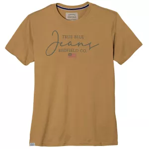 T-shirt Redfield imprimé Jeans Jaune ocre casual