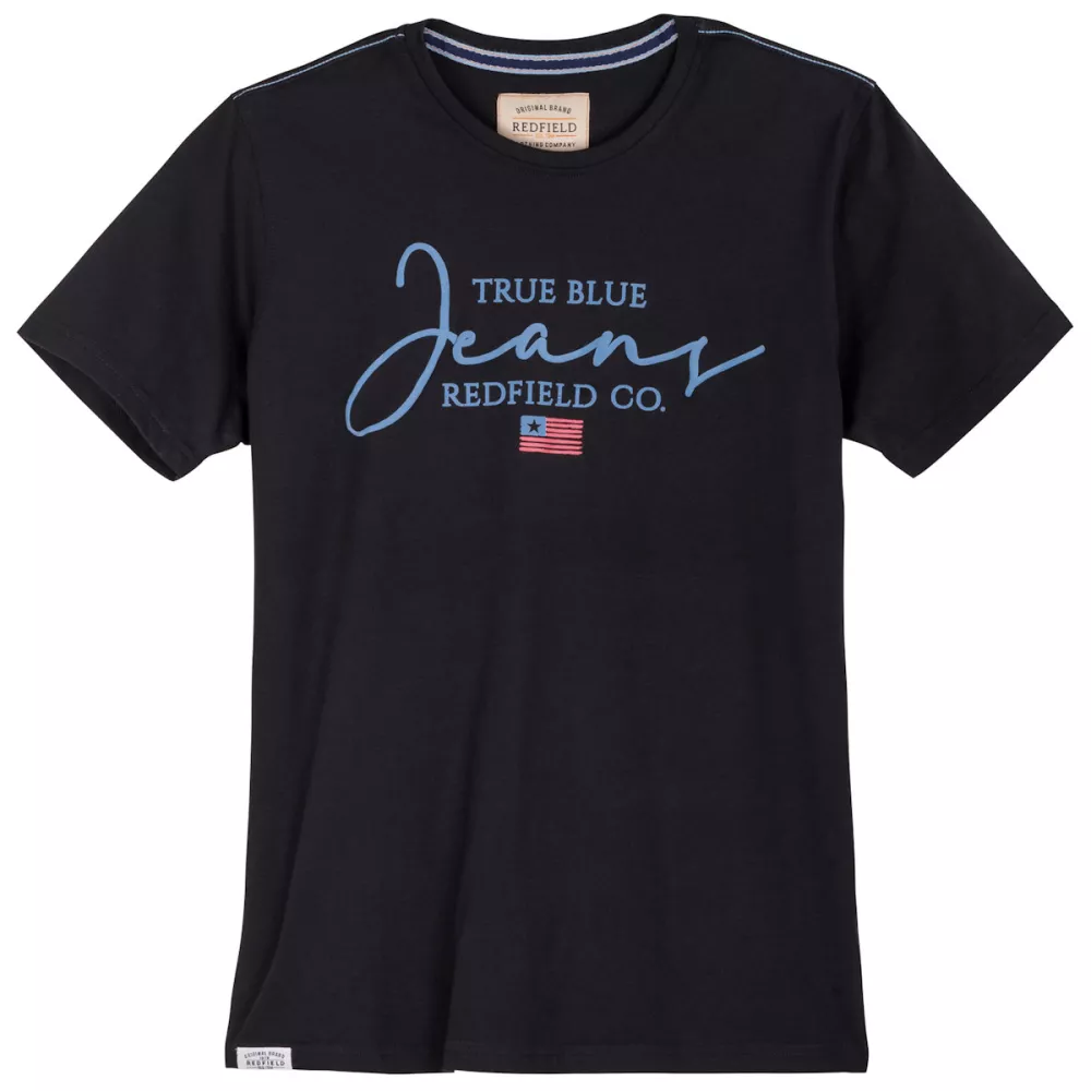 T-shirt Redfield imprimé Jeans noir casual-3XL