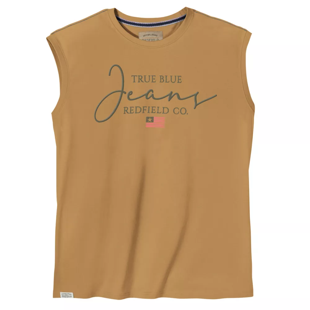 Débardeur Redfield Jeans Jaune ocre-4XL
