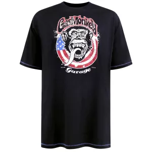 T-shirt Gas Monkey Garage bleu marine Birkenhead