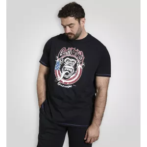 T-shirt Gas Monkey Garage bleu marine Birkenhead-6XL