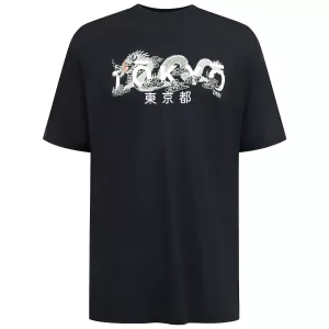 T-shirt Tokyo Dragon noir D555 Ginza