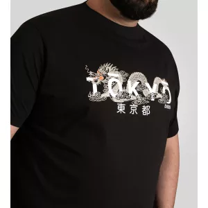 T-shirt Tokyo Dragon noir D555 Ginza-5XL