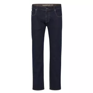 Jean bleu denim foncé coupe droite superflex-P48