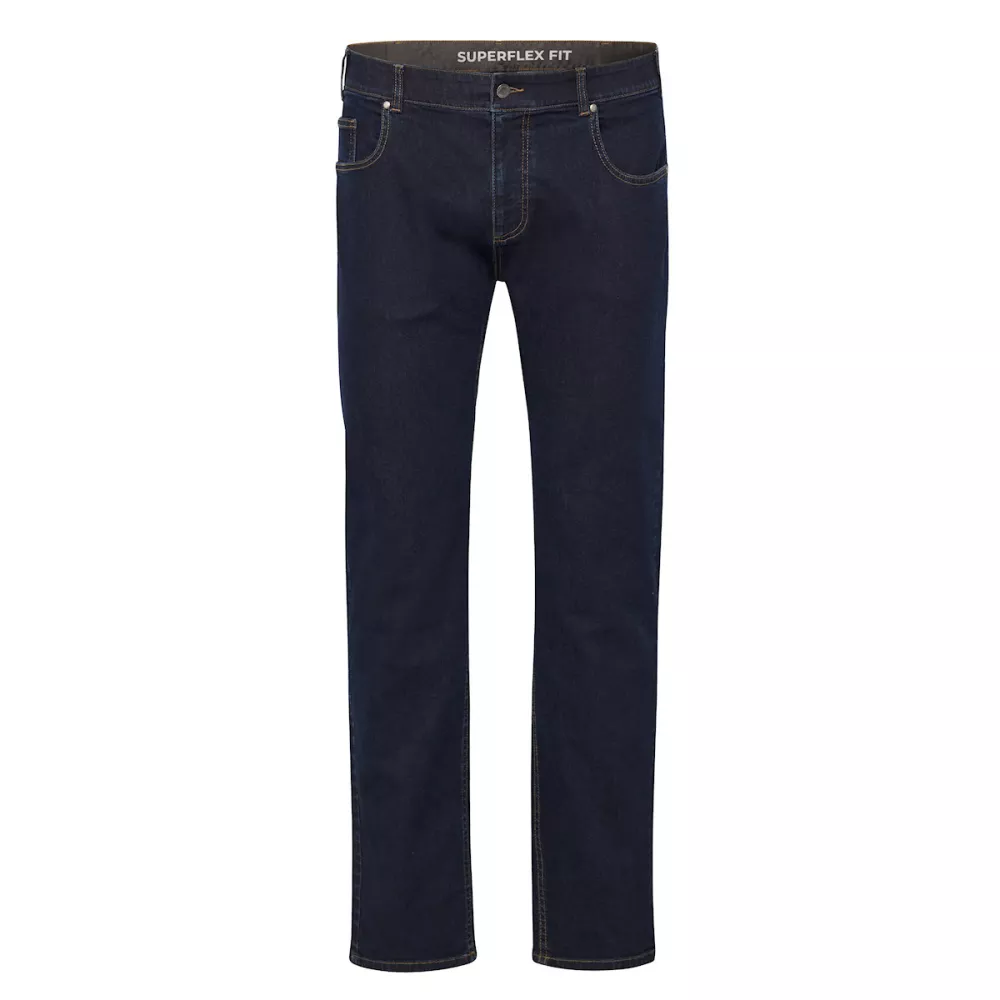 Jean bleu denim foncé coupe droite superflex-P52