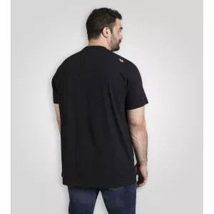 T-shirt D555 Derby imprimé moto bleu nuit-6XL