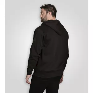 Sweat à capuche zippé D555 Southampton noir-6XL