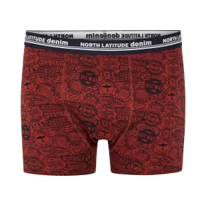 Pack de 3 Boxers assortis  marine / bordeaux-3XL