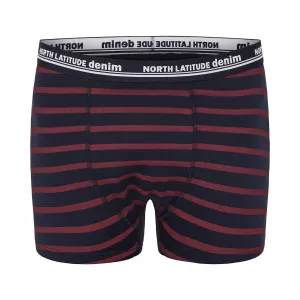 Pack de 3 Boxers assortis  marine / bordeaux-3XL