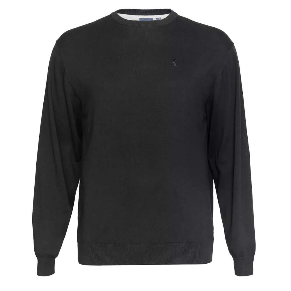 Pull col rond homme noir basique chic taille 3XL XXL4YOU