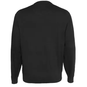 Pull col rond homme noir basique chic-3XL