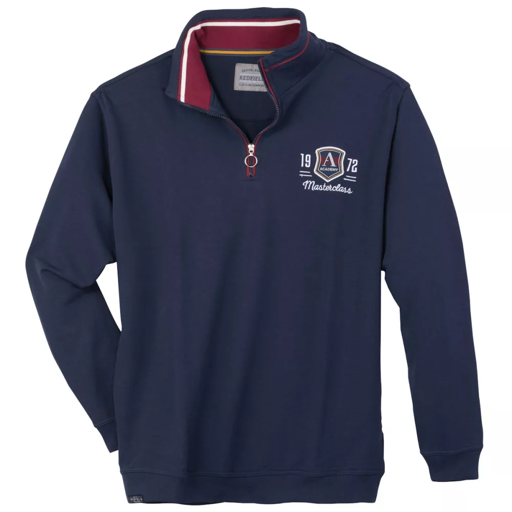 Sweat-troyer col zippé Redfield 1972 denim foncé 6XL XXL4YOU - Main Image