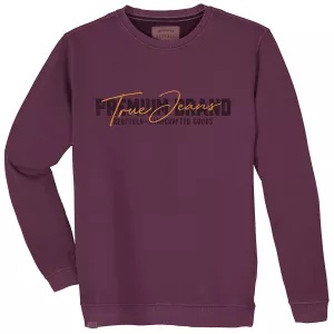 Sweat-shirt Redfield Premium Jeans prune