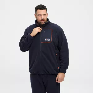 Veste polaire NORTH LATITUDE bleu nuit-5XL