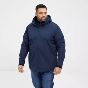 Blouson softshell NORTH LATITUDE bleu nuit capuche-7XL