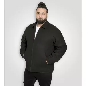 Blouson Harrington D555 noir col classique-4XL