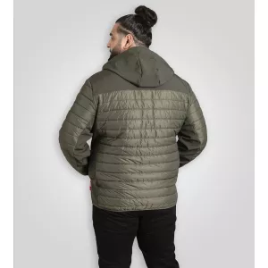 Blouson hybride D555 NORTHFIELD kaki capuche-3XL