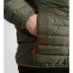 Blouson hybride D555 NORTHFIELD kaki capuche-5XL