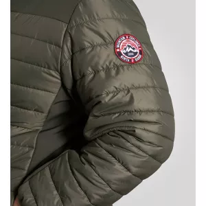 Blouson hybride D555 NORTHFIELD kaki capuche-5XL