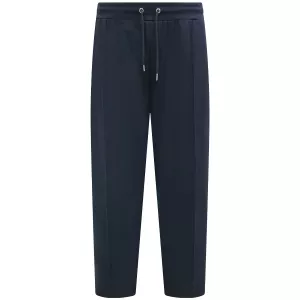 Pantalon jogging couture bleu nuit avec pinces