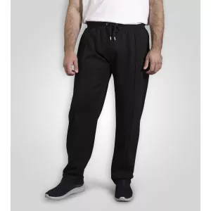 Pantalon jogging couture bleu nuit avec pinces-3XL