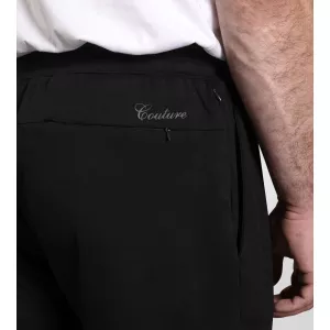 Pantalon jogging couture bleu nuit avec pinces-3XL