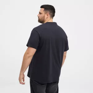 T-shirt Noël  Coca-Cola noir flocons hiver-7XL