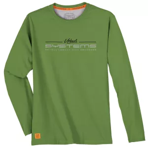 T-shirt manches longues Urban Systems vert palmier