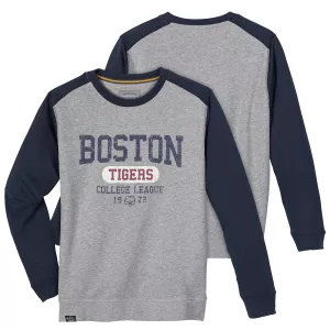 Sweat-shirt Mélange de gris Boston Tigers