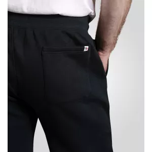Jogging BRIDGEND bleu marine coupe droite imprimé grande longueur-LT