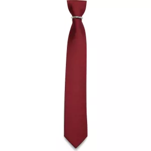 Cravate bordeaux Real Guys 100% soie largeur 7 cm