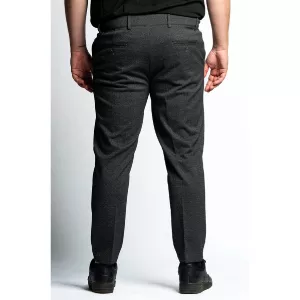Pantalon melange de noir confort moderne-E74