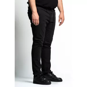Pantalon microfantaisie gris fumée style confort-E68