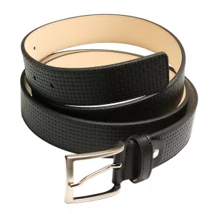 Ceinture imprimée noire moderne chic