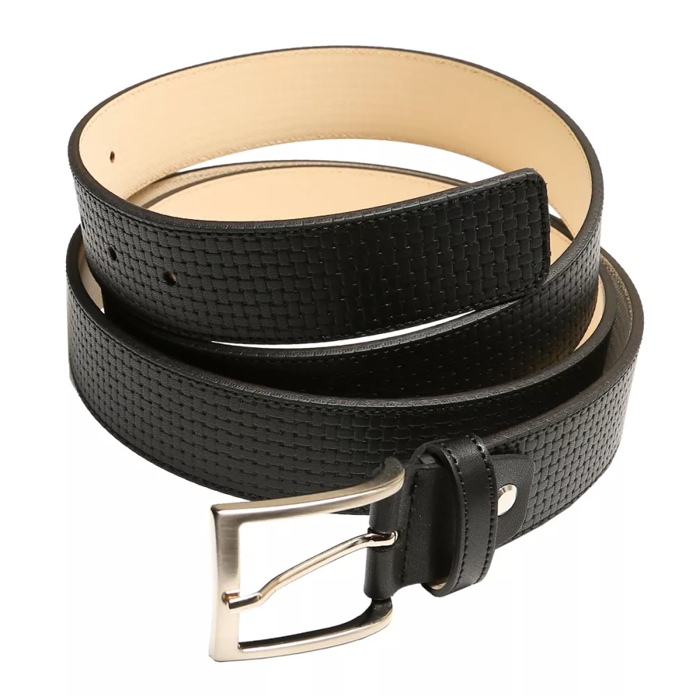 Ceinture imprimée noire moderne chic-C145