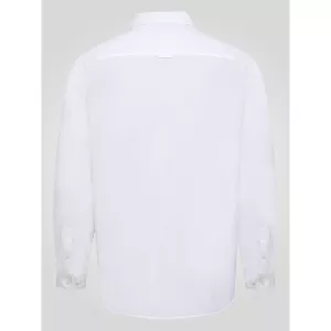 Chemise Oxford blanche manche longue-3XL