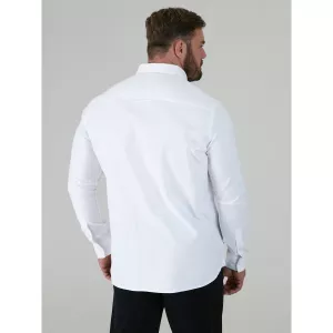 Chemise Oxford blanche manche longue-6XL