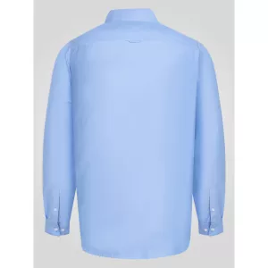 Chemise Oxford bleu clair manche longue-3XL