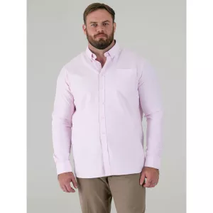 Chemise Oxford Rose manche longue-2XL