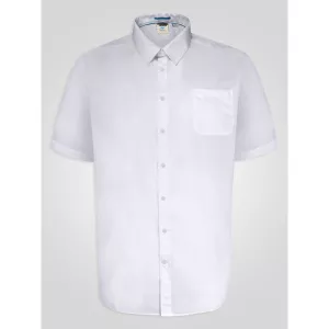 Chemise manche courte blanche Easy Iron