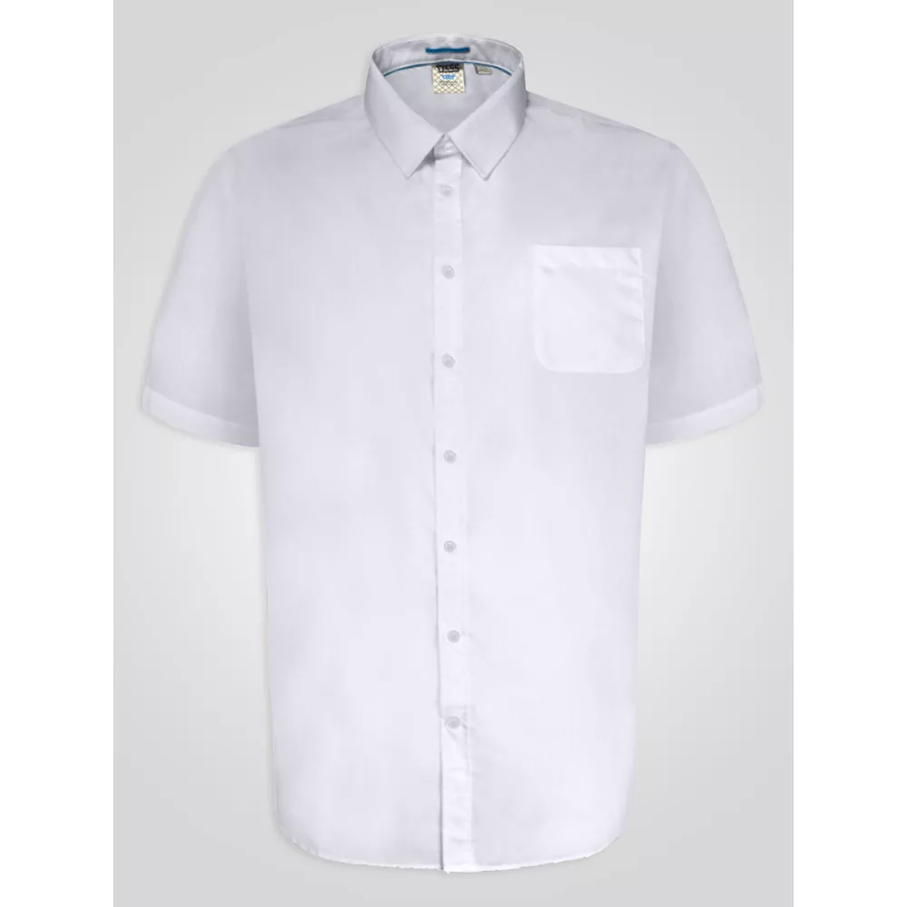 Chemise manche courte blanche Easy Iron-7XL