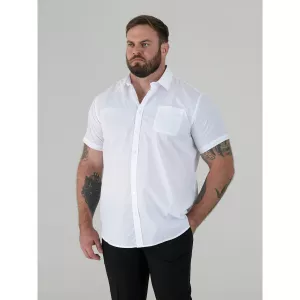 Chemise manche courte blanche Easy Iron-6XL