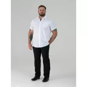 Chemise manche courte blanche Easy Iron-3XL