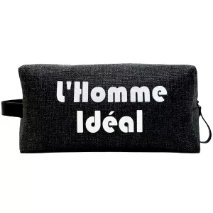 Trousse nomade L?homme idéal en anjou noir fabriquée en France