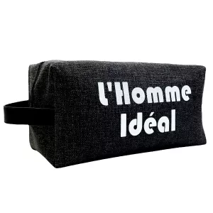 Trousse nomade L?homme idéal en anjou noir fabriquée en France--