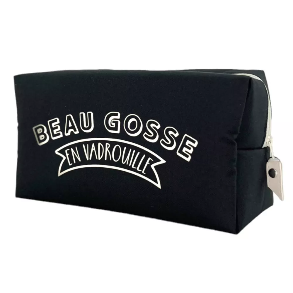 Trousse Beau gosse en vadrouille Brooklyn noir fabriquée en France--