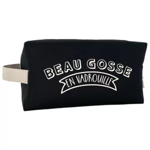 Trousse Beau gosse en vadrouille Brooklyn noir fabriquée en France--