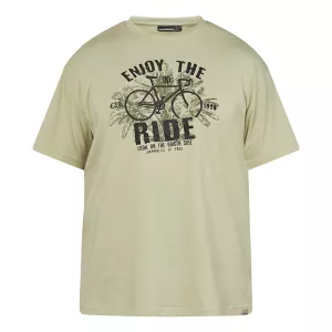 T-shirt vélo Vert clair coupe ample confor-6XL