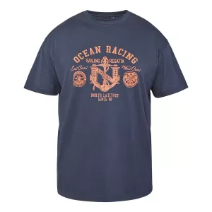 T-shirt imprimé Ocean Racing bleu marine-4XL